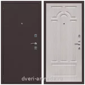 Входные двери Лондон, Дверь входная Армада Комфорт Антик медь / МДФ 6 мм ФЛ-58 Дуб беленый