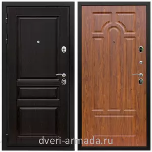 Двери МДФ для квартиры, Дверь входная Армада Премиум-Н МДФ 16 мм ФЛ-243 Венге / МДФ 6 мм ФЛ-58 Мореная береза