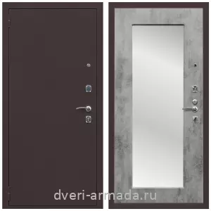 С теплоизоляцией для квартиры, Дверь входная Армада Комфорт Антик медь / МДФ 16 мм ФЛЗ-пастораль Бетон темный