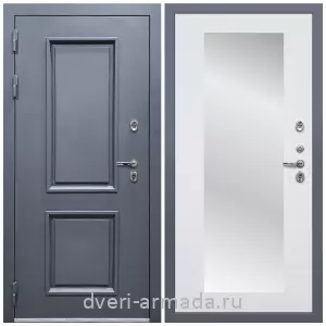 Большие входные двери, Дверь входная уличная в дом Армада Корса / МДФ 16 мм ФЛЗ-Пастораль, Белый матовый