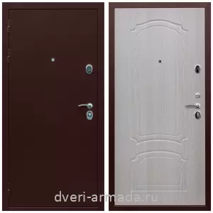 Готовые входные двери, Дверь входная стальная Армада Люкс Антик медь / МДФ 6 мм ФЛ-140 Дуб беленый в офисное помещение с порошковым покрытием