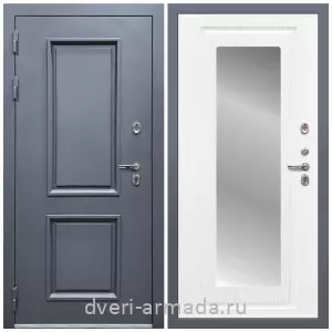Утепленные для частного дома, Дверь входная уличная в дом Армада Корса / МДФ 16 мм ФЛЗ-120 Ясень белый