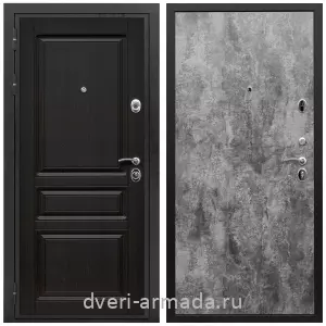 Одностворчатые входные двери, Дверь входная взломостойкая Армада Премиум-Н МДФ 16 мм ФЛ-243 / МДФ 6 мм ПЭ Цемент темный