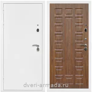 Одностворчатые входные двери, Дверь входная Армада Оптима Белая шагрень / МДФ 16 мм ФЛ-183 Мореная береза