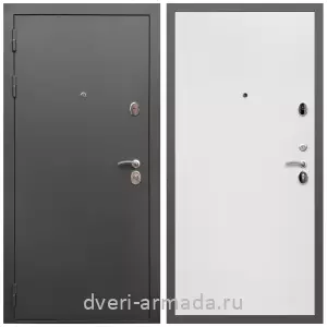 Дверь входная Армада Гарант / МДФ 10 мм Гладкая Белый матовый