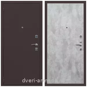 Антивандальные, Антивандальная металлическая  дверь входная Армада Комфорт Антик медь / МДФ 6 мм ПЭ Цемент светлый