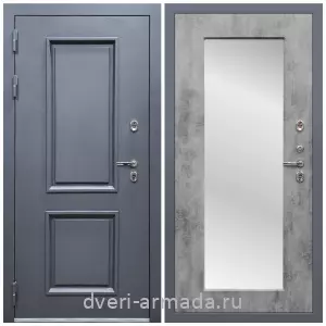 Тамбурные двери, Дверь входная уличная в дом Армада Корса / МДФ 16 мм ФЛЗ-Пастораль, Бетон темный