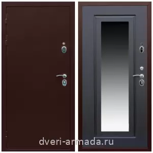 МДФ гладкая, Дверь входная железная Армада Люкс Антик медь / МДФ 16 мм ФЛЗ-120 Венге в квартиру с повышенной прочностью