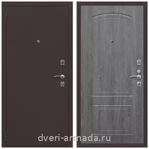 2 контура, Дверь входная Армада Комфорт Антик медь / МДФ 6 мм ФЛ-138 Дуб Филадельфия графит