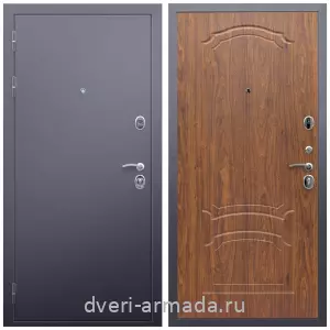 Готовые входные двери, Дверь входная металлическая утепленная Армада Люкс Антик серебро / МДФ 6 мм ФЛ-140 Морёная береза двухконтурная