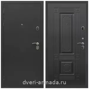 Черные входные двери, Металлическая дверь входная Армада Престиж Черный крокодил / МДФ 6 мм ФЛ-2 Венге