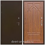 Для дачи, Дверь входная утепленная для загородного дома Армада Термо Молоток коричневый/ ФЛ-58 Морёная береза с шумоизоляцией