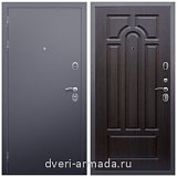 Для застройщика, Дверь входная Армада Люкс Антик серебро / ФЛ-58 Венге от завода в частный дом уличная