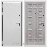 Дверь входная Армада Тесла МДФ 16 мм / МДФ 16 мм ФЛ-183 Сандал белый
