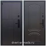 Дверь входная элитная Армада Бастион МДФ 16 мм Kaadas S500 / МДФ 6 мм ФЛ-140 Венге